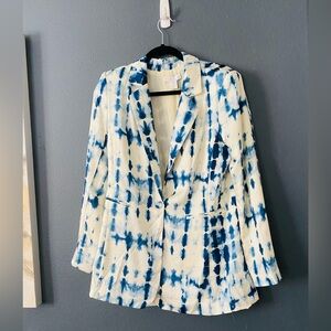 House of Harlow 1960s tie dye blazer size small new with tag oversized